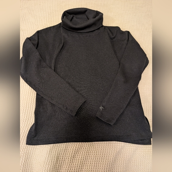 🌟40% OFF SALE Arc'teryx Navy Blue Laina Fleece Cowl Neck Sweater - Picture 2 of 7